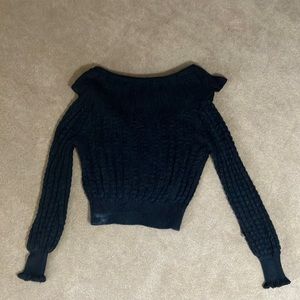 Boatneck sweater — decent condition